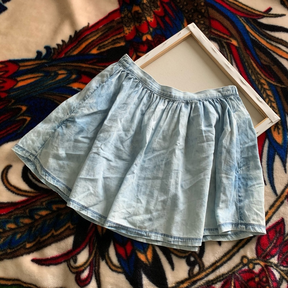 AE Flare Blue Skirt